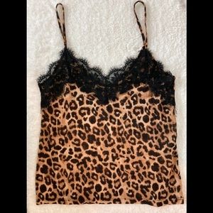 Zara Leopard Tank Top